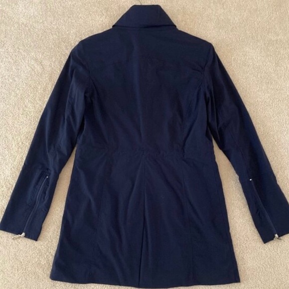 ✨ ANATOMIE ✨ City Slick Travel Jacket Navy Blue Mid Weight Like New Size Large - Picture 5 of 11